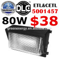 Shenzhen LED lighting factory direct price fast delivery UL ETL DLC listed led wall light IP65 80watt